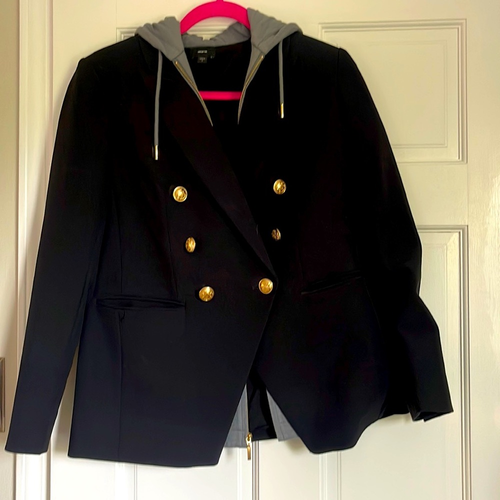 Only worn once Express hooded blazer size small